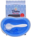 BUBBLES BABY PLATE BLUE 607