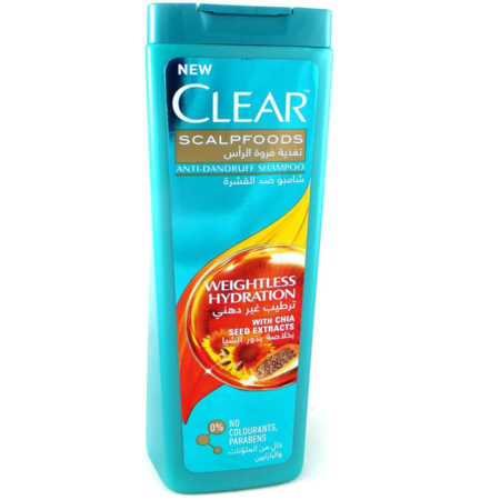 CLEAR SHAMPOO WEIGHTLESS HYDRATION 180 ML