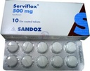 SERVIFLOX 500 MG 10 TAB