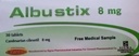 ALBUSTIX 8 MG 30 TAB