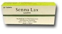 SENNA LAX 20 MG 30 TAB NEW