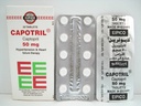 CAPOTRIL 50 MG 20 TAB