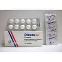 DIOVEN 500 MG 20 TAB