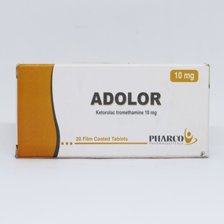 ADOLOR 10 MG 20 TAB NEW