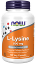 NOW L-LYSINE 500 MG 100 CAP