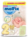 MOLFIX JUMBO MINI 2 (3-6 KG) 60 PCS
