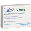 LASIX 500 MG 10 TAB IMPO