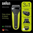 BRAUN S3 SHAVE&STYLE 3*1 3000BT