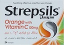 STREPSILS ORANGE VITAMIN C 24 LOZ