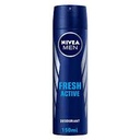NIVEA SPRAY FRESH ACTIVE MEN 150ML