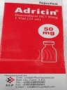 ADRICIN 50 MG/25 ML 1.VIAL