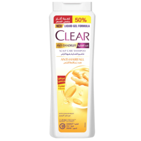 CLEAR SHAMPOO ANTI HAIR FALL WOMEN 540 ML 50%