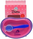 BUBBLES BABY PLATE ROSE 645