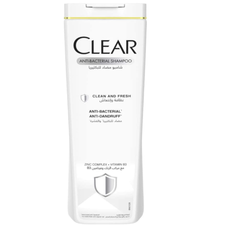 CLEAR SHAMPOO ANTI DANDRUFF &BACTERAL 360 ML