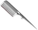 WET BRUSH STAINLESS STEEL COMB GREY 9482