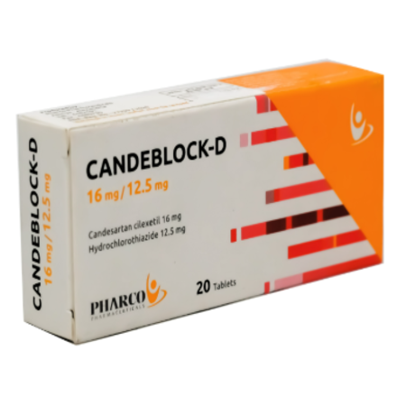 CANDEBLOCK D 16 MG 20 TAB