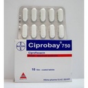 [74852] CIPROBAY 750 MG 10 TAB NEW