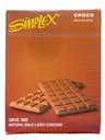 [65377] SIMPLEX CHOCO 3 CONDOM