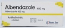 [97475] ALBENDAZOLE 400 MG 6 TAB NEW