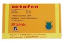[84236] CETAFEN 30 TAB NEW