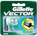 [8440] GILLETE VECTOR PLUS 3 BLADS  CART