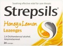 [45013] STREPSILS HONEY AND LEMON 24 LOZENGES 25955