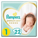 [73628] PAMPERS PREMIUM CARE 1 (2-5) KG 22 PCS new