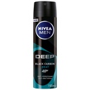 [91150] NIVEA SPRAY DEEP BLACK CARBON BEAT MEN 150 ML