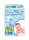 [78175] Bambi Diapers Small (2)3-6 KG 60 PES