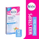 [28224] VEET WAX SENSITIVE SKIN 12 WAX